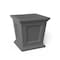 Mayne Fairfield 16 Square Planter Graphite Grey 5887-GRG - alternate 2